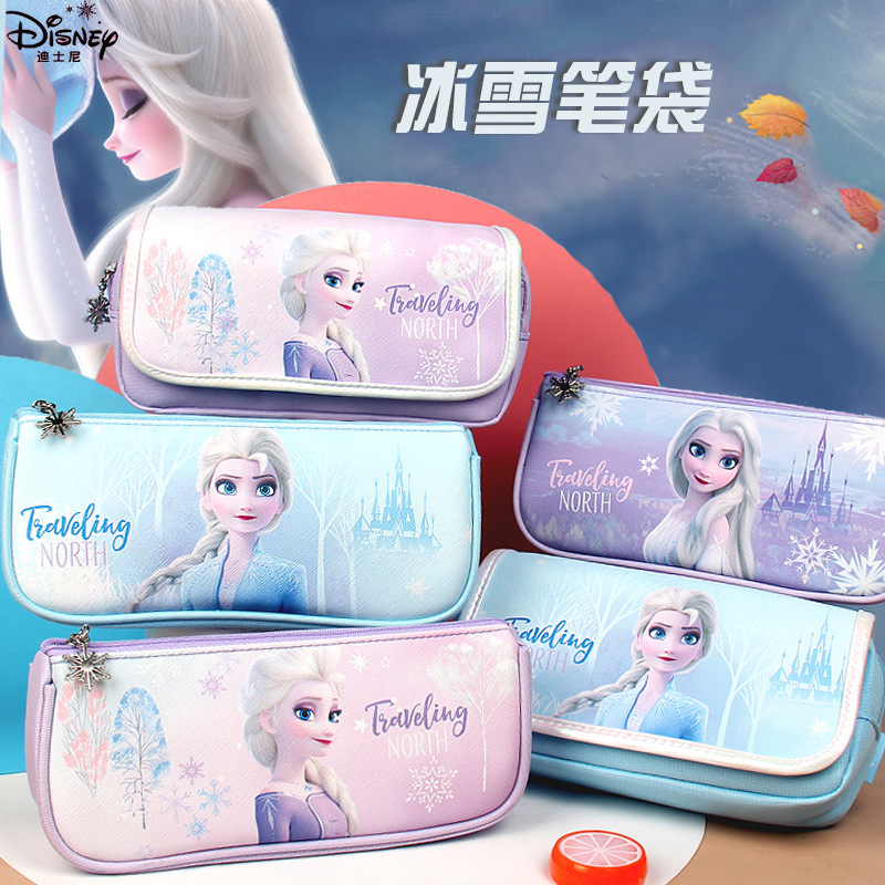 Pencil Bag for Primary School Students Ice and Snow Elsa Princess Multifunctional Pencil Case for Girls Waterproof Large Capacity Pencil Case for Middle School Students Pencil Bag for Primary School Students Ice and Snow Elsa Princess Multifunctional Pencil Case for Girls Waterproof Large Capacity Pencil Case for Middle School Students