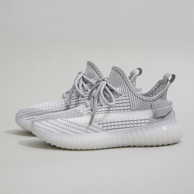 41码春季飞织网鞋椰子男鞋夏季透气休闲鞋运动鞋百搭老爹潮鞋灰色