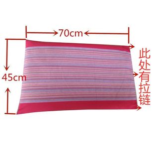 Old Coarse Cloth Pillowcase Liner Cover Pillowcase Thickeneded Encrypted Inner Cover Zipper Zipper Square Inner Cover Weidong