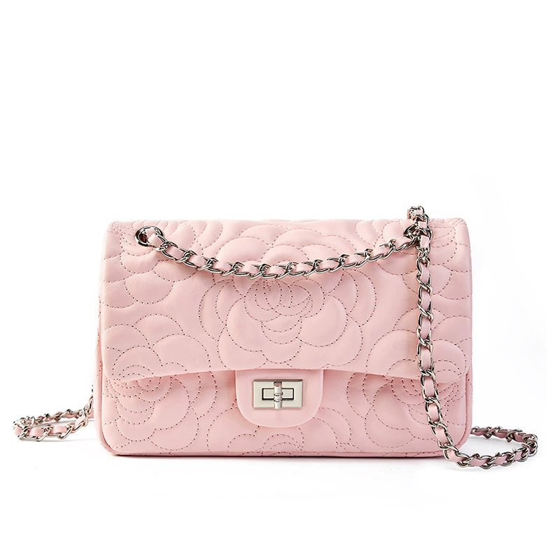 Горный чай, чай «Горное облако», цепочка, сумка через плечо, стиль Chanel, натуральная кожа, западный стиль