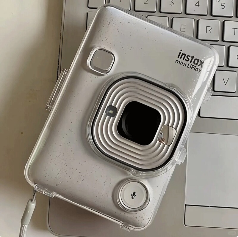 Suitable for Fuji Polaroid Mini Liplay Protective Cover Storage Shell Transparent Crystal Shell Protective Cover Cordless