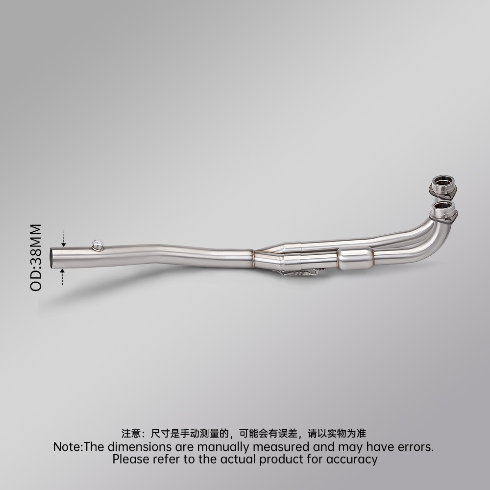 Gwangyang Ak550 Exhaust Pipe Modification, Front Section of the Back Pressure Package, Connected to the Original Tail Section Without Loss, 2017-2021