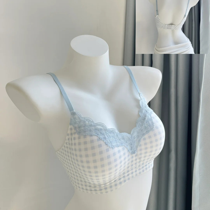 Cooling Seamless Underwear for Women, Autumn Thin Breathable Small Chest Gathering Bra with Side Support, Anti-Sagging Fixed Cup Comfortable Bra Cooling Seamless Underwear for Women, Autumn Thin Breathable Small Chest Gathering Bra with Side Support, Anti-Sagging Fixed Cup Comfortable Bra