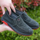 Old Beijing cloth shoes men's breathable soft bottom Bean shoes beef tendon bottom men's shoes a slip-on canvas shoes wholesale casual shoes