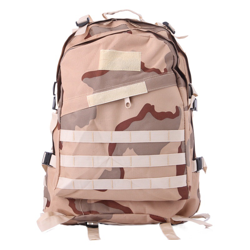 Bolsa de pollo de tres niveles combate campo de batalla selva montañismo mochila de viaje camuflaje 3D mochila táctica bolsa de ataque