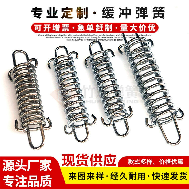 [В наличии] ошейник для собак поводок пружинная веревка для собак буферные Пружинные Аксессуары хромированная большая пружина