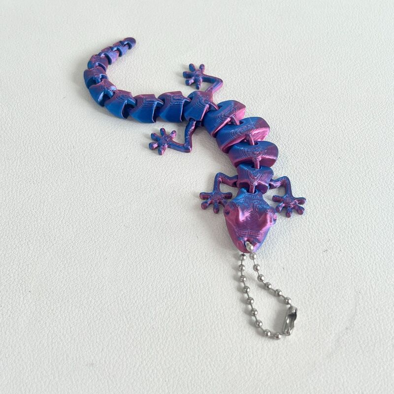 Cross-border Explosive Lizard Gecko Cat Replaceable Pet Toy Keychain Pendant Bag Decoration Pendant Decoration