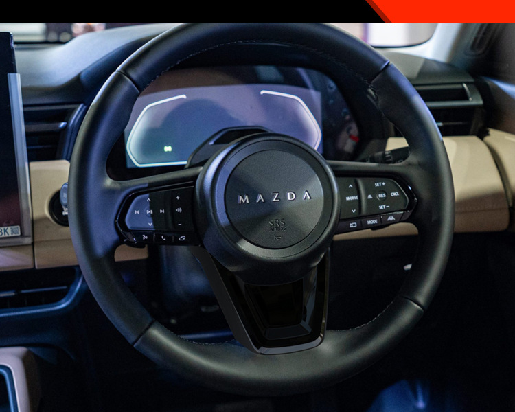 Suitable for Mazda 26 Models Cx-5 Steering Wheel Modification Bright Strip Decorative Patch Special Interior Accessories