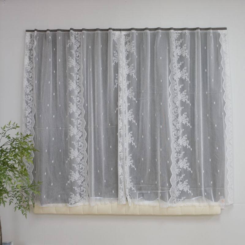 Hilo de belleza + tela sombreada completa (gris))