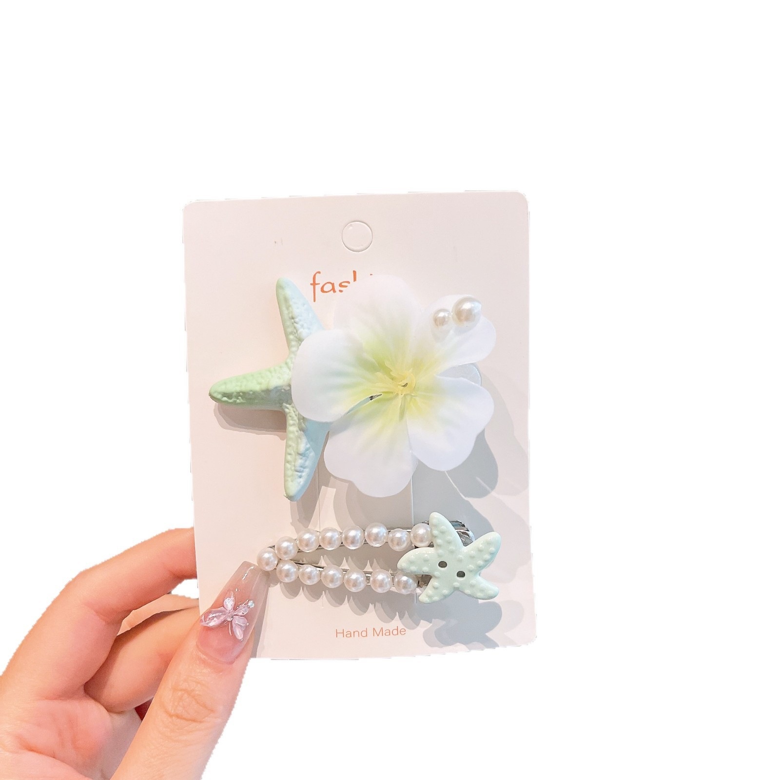 Inswind Ocean Series Starfish Pearl Shell Kids Clipper