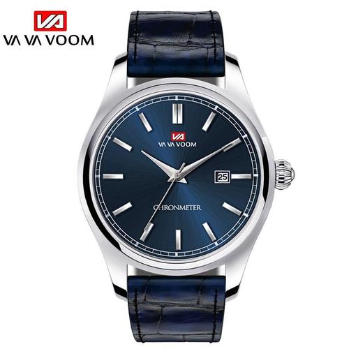  New Men's Watch, Waterproof Student Fashion Quartz Business Casual Steel Strap Calendar Watch