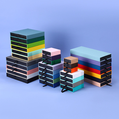 Direct Manufacturer Supply Multi-Color Jewelry Gift Box for Festive Gifting General Gift Box Exquisite and Simple Jewelry Empty Gift Box