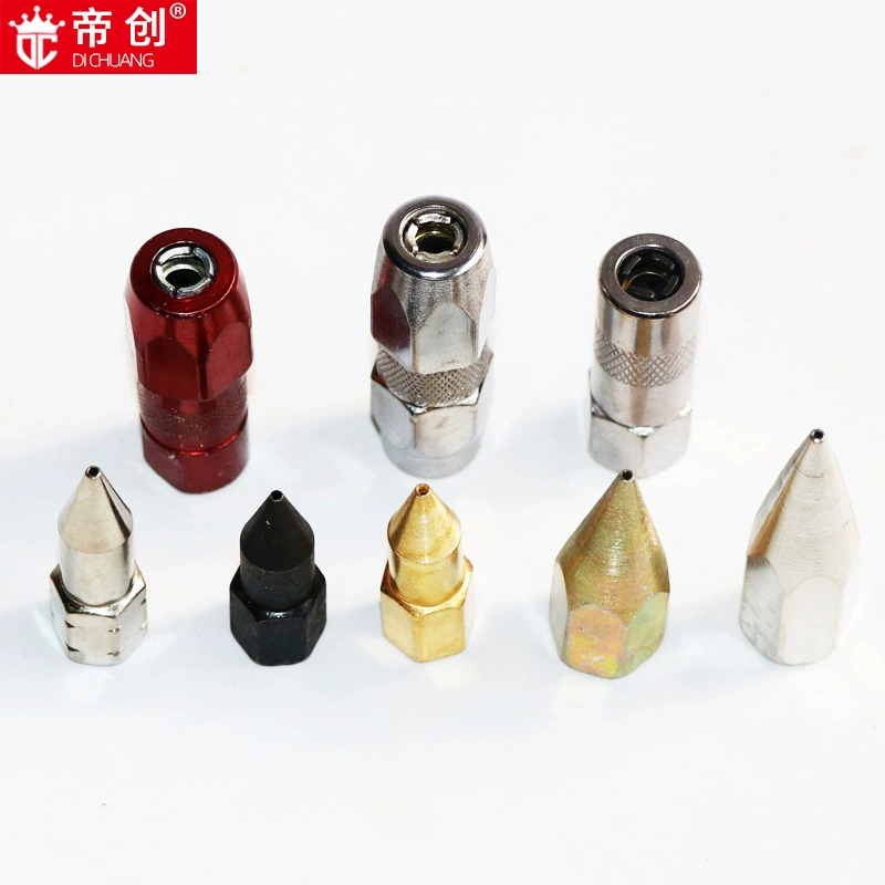 Оптовая Продажа с фабрики смазочная насадка с плоским ртом заостренным ртом Тяжелая смазочная насадка ремонт сопла аксессуары для пистолета аппаратные инструменты dichuang