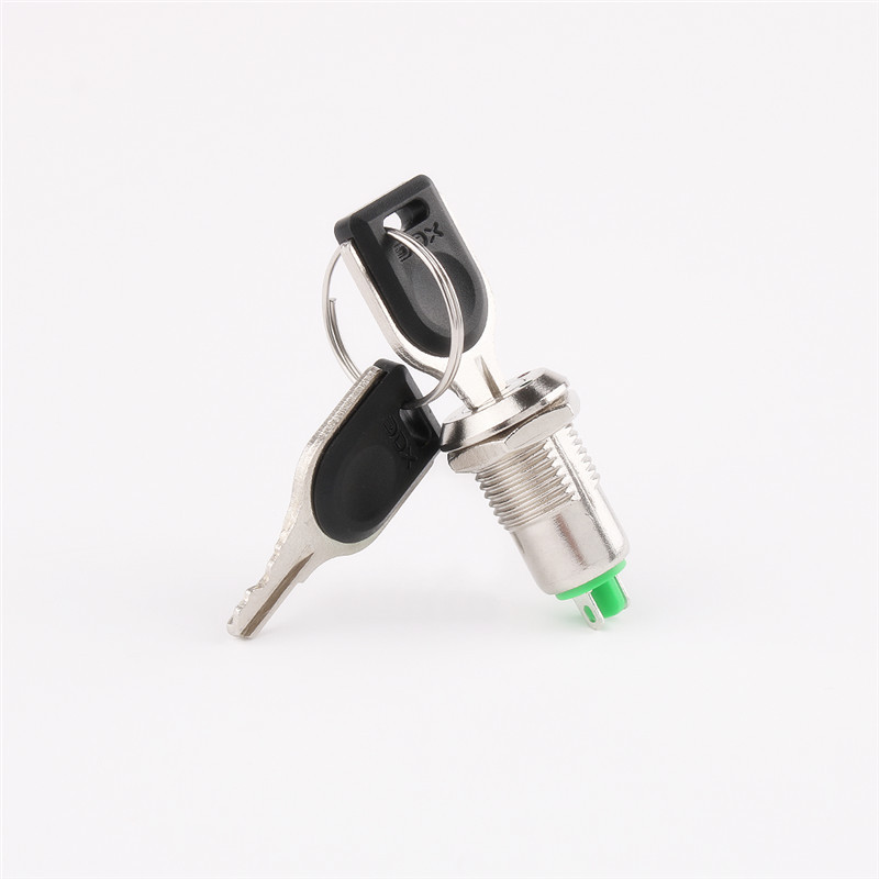 Electronic rotating switch key with key