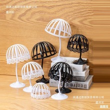 小模型假人头儿童帽子展示道具头模假发公仔头婴儿宝宝模特头套架