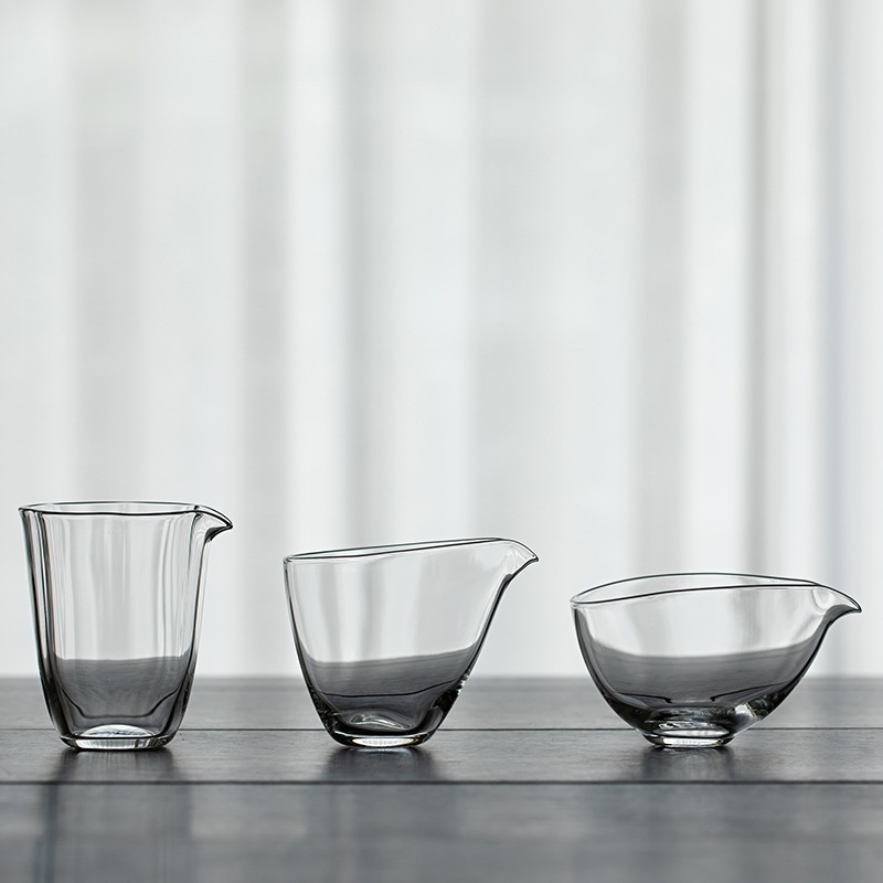 Vidrio de borosilicato resistente al calor taza de feria hogar creativo dispensador de té japonés Kung Fu juego de té mar taza de té