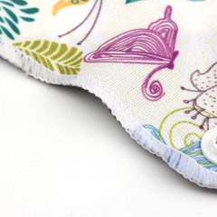 Reusable mini code cloth sanitary pads, charcoal sanitary pads, pads, recyclable, factory direct sales