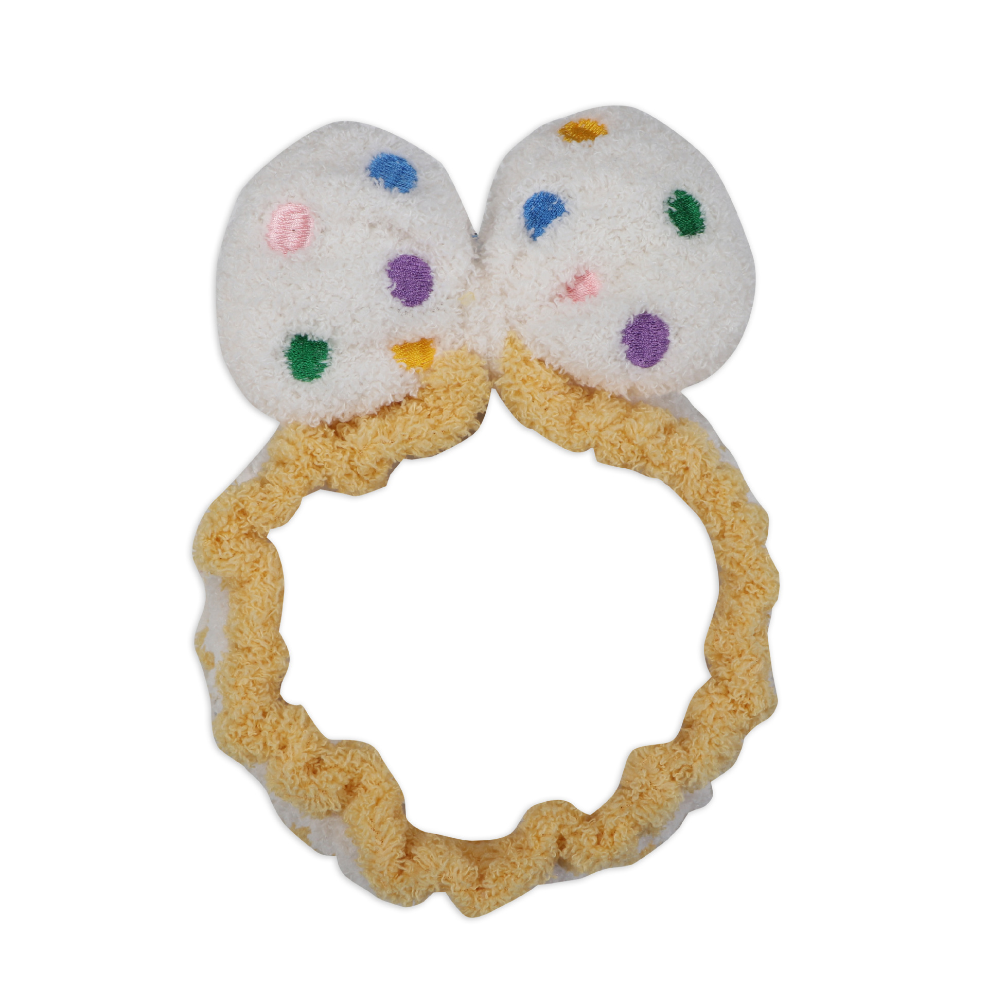 Headband with bow for face washing