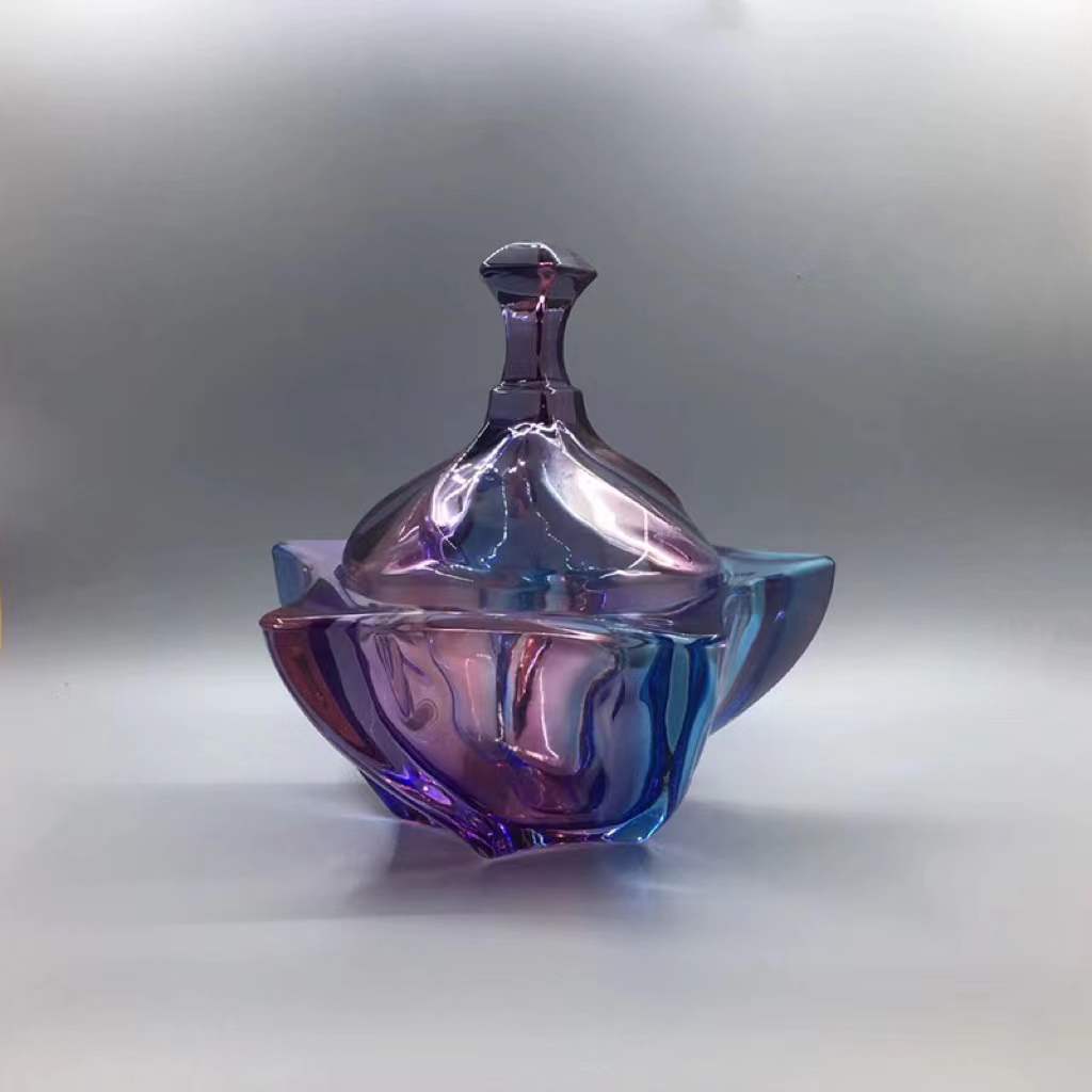 海星系列小号琉璃玻璃糖缸糖果罐储物罐收纳罐干果罐婚庆家居摆件