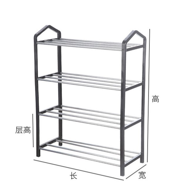 TEMUXIYIN simple multicapa montaje rack de zapatos dormitorio de estudiantes montaje gabinete de zapatos en el hogar almacenamiento rack de zapatos