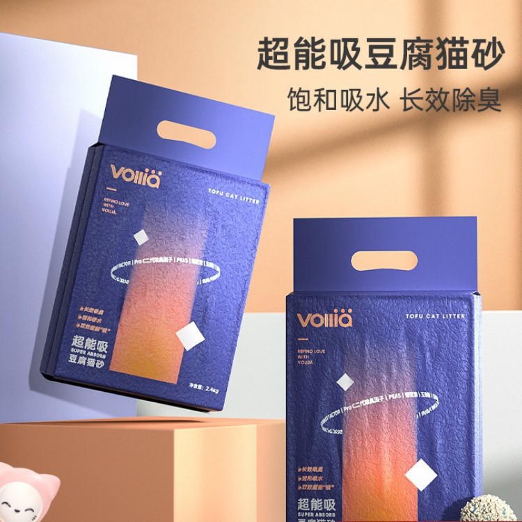 维利亚超能吸豆腐猫砂6L混合抑菌原味除臭无尘沙包邮非10公斤20KG|ms