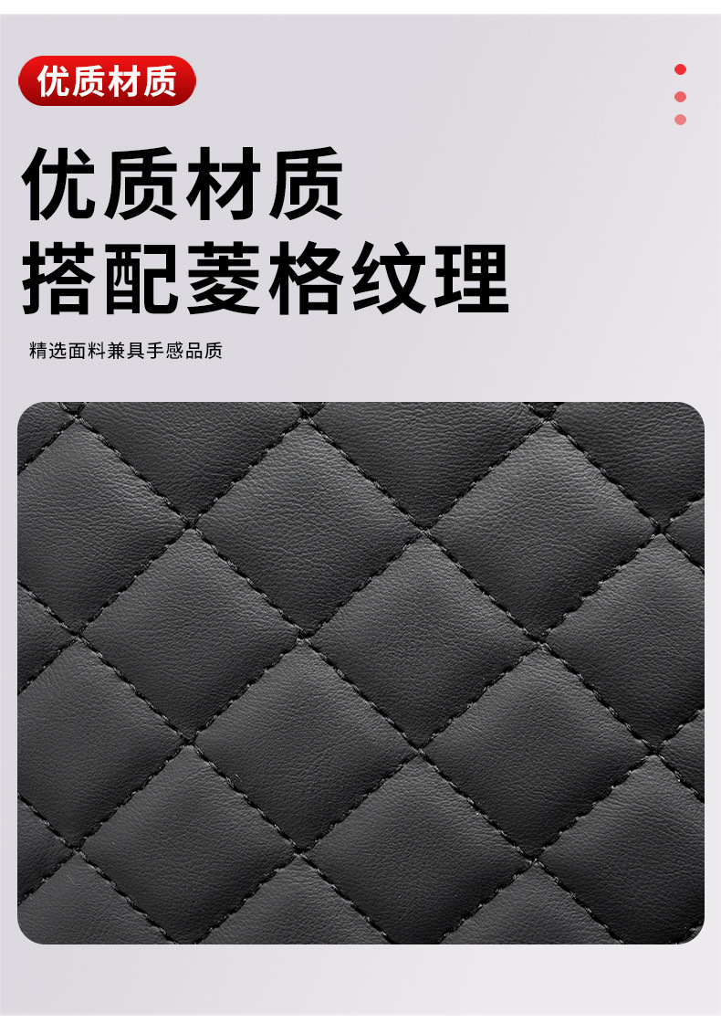 Car Armrest Box Heightening Pad, Armrest Cushion, Central Armrest Pillow, Water Cup Holder, Integrated Storage, Car-Mounted Leather Material