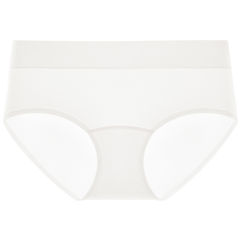 Agujero de ventilación, seda de hielo, entrepierna larga, entrepierna de algodón puro, entrepierna antibacteriana, seda de hielo, verano, nuevas chicas, cintura media, calzoncillos de mujer