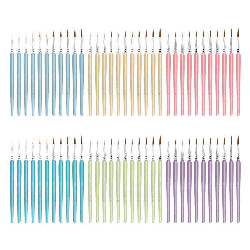 Bolígrafo de línea de gancho de lobo personalizado, pincel de trazo de dibujo, bolígrafo de línea de gancho extremadamente fino, herramientas de dibujo especiales de arte, bolígrafo de gancho de trazo