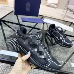 2026 New D High-End Guangzhou Shoes B-30 Lace-Up Color Block All-Season Couple Casual Sneakers Factory Direct