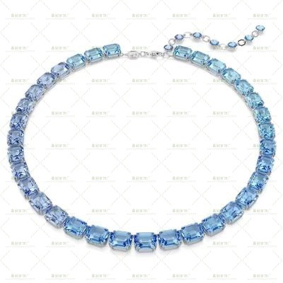 Millenia colección exagerada collar pulsera de cristal de color gradiente lujoso ligero de alto nivel transfronterizo