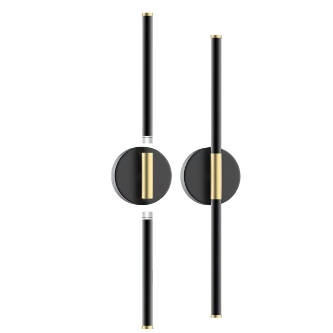 American simple viento carga lámpara de pared cabecera sin cableado sin perforación interruptor desmontable LED inalámbrico cabecera lámpara de pared