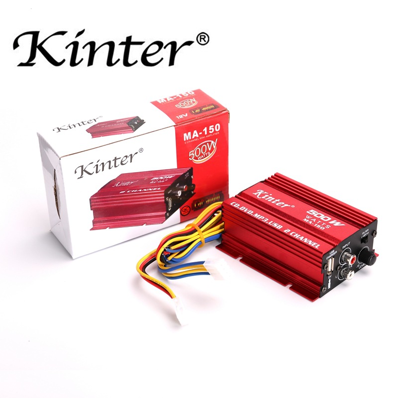 Kinterma150 Car USB High Power Mini Amplifier,