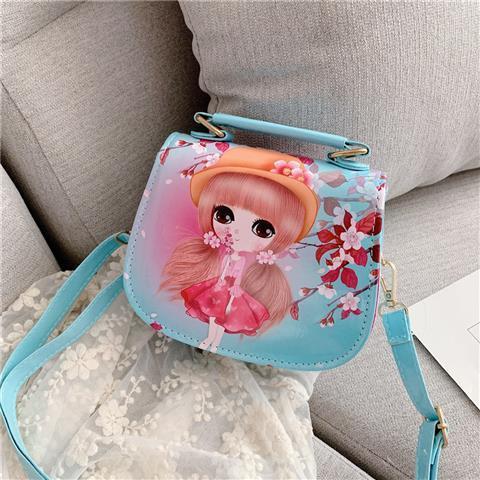 모자 소녀 블루