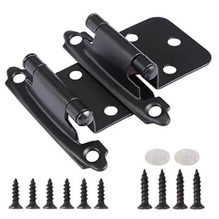 2-piece American-style self-closing spring hinge 1/2 half cover type RV half hidden cover type hinge 1.5 thick