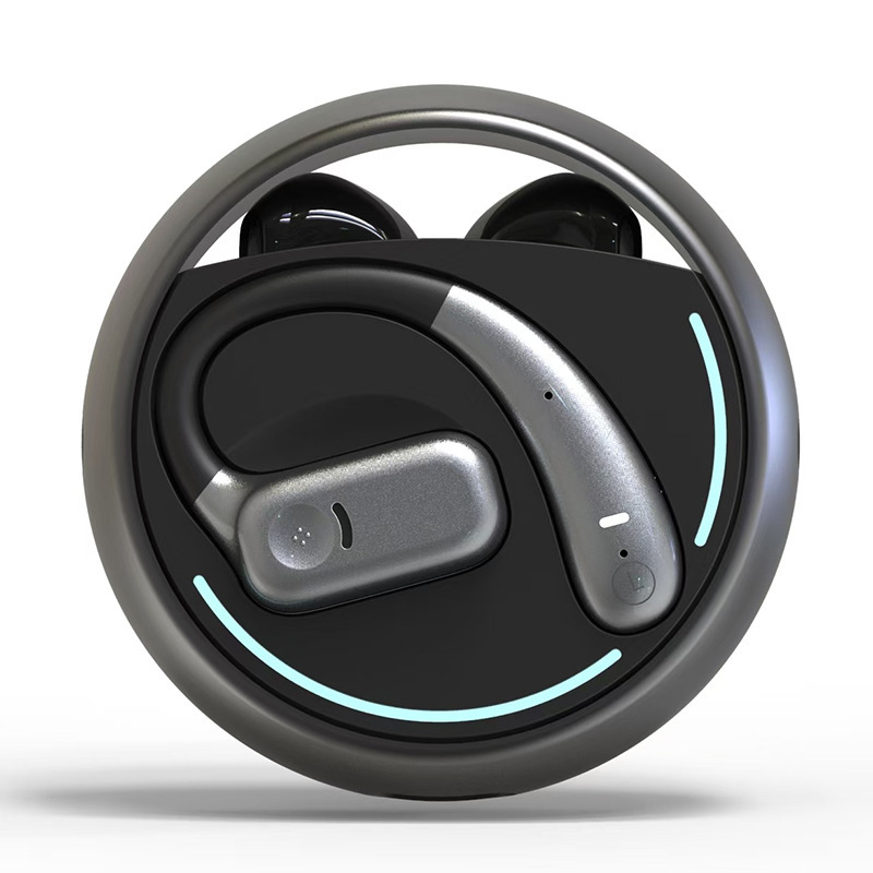 国境を越えて人気OWS無線bluetoothイヤホン騒音低減回転可能な二重耳運動長航続半イヤホン|undefined
