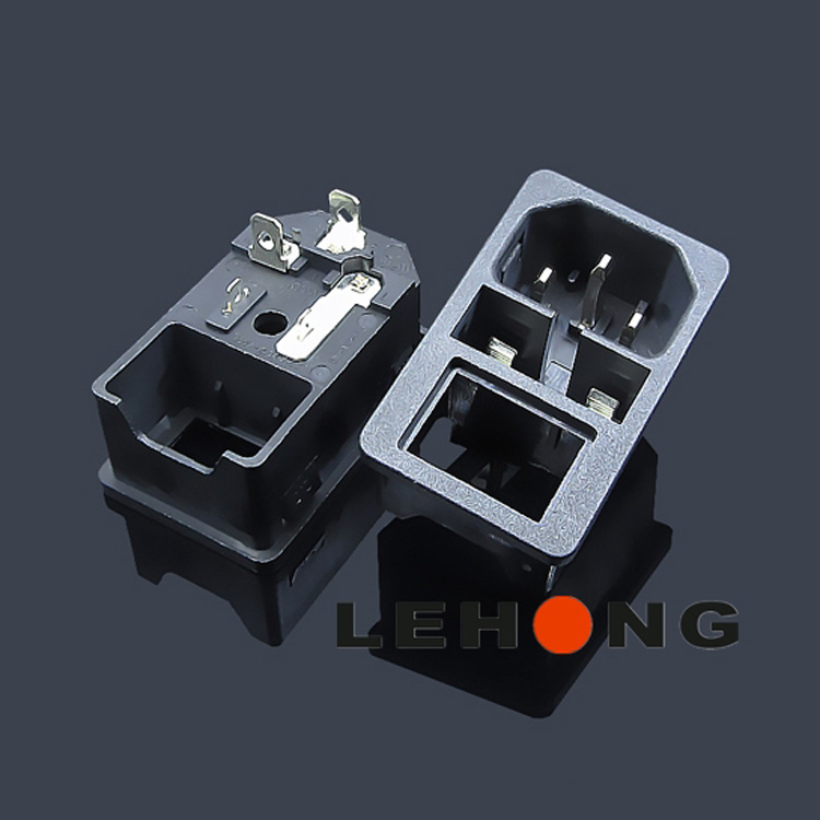 DE-14-F3-20 安规AC插座/电源插座/品字插座/AC母座/器具插座