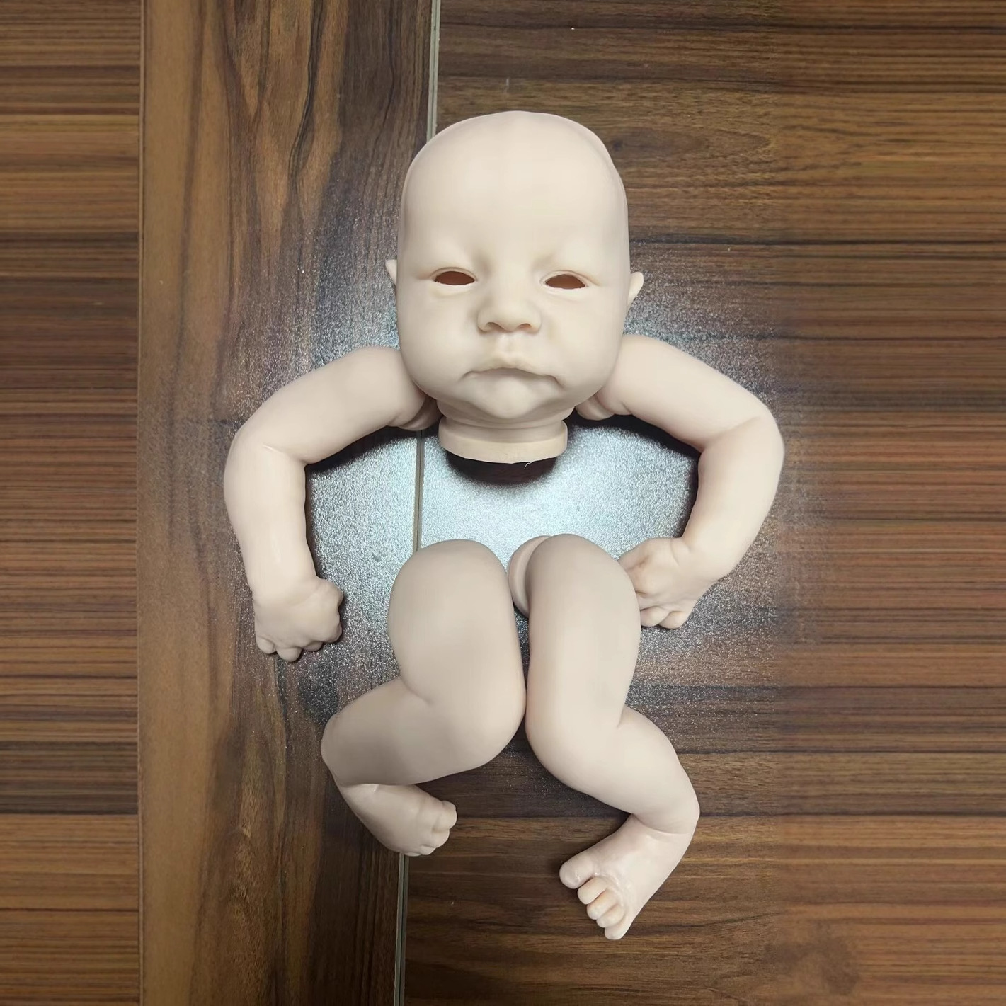 20 pulgadas Levi despierto simulación bebé renacido muñeca DIY accesorios renacido muñeca Kit