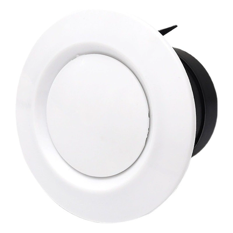 Регулируемый объем воздуха выпускное отверстие спот оптом черно-белый двухцветный диск пластик новый воздуховод abs утолщение воздуховод