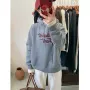 字母原单连帽美式卫衣