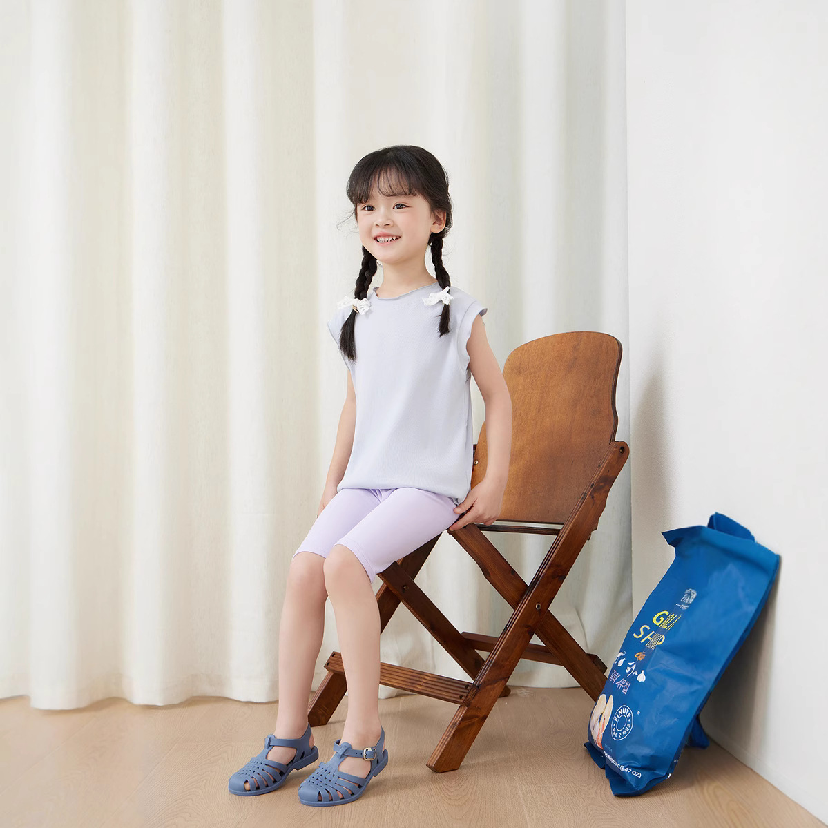 外贸批发韩版夏款童裤 五分裤 女童防走光纯棉五分裤 儿童打底裤