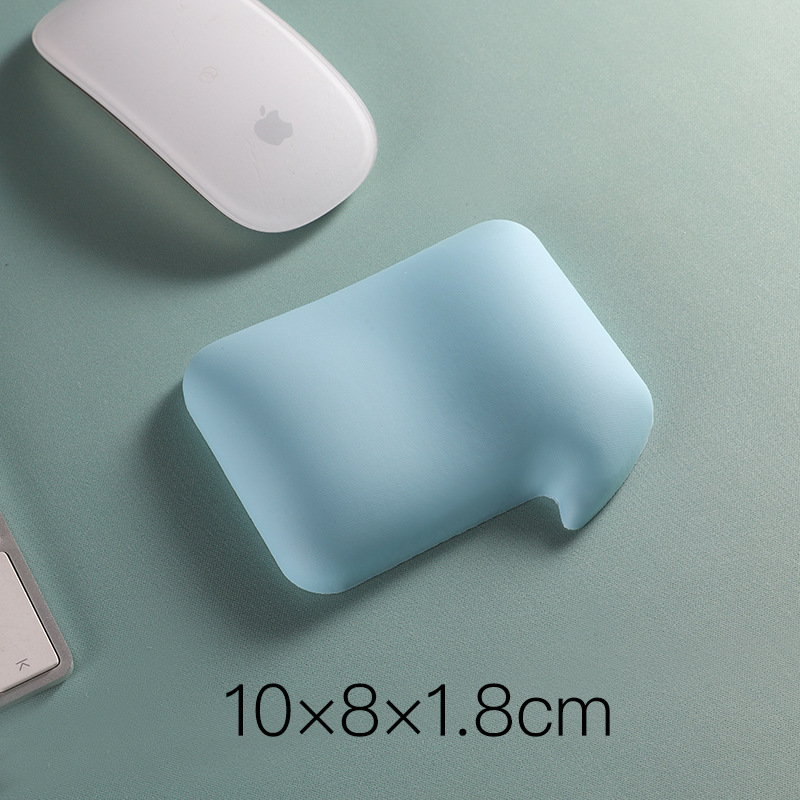 블루 PU 실리콘 손목 패드