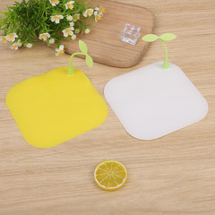 Small bean sprout-shaped drain cover for bathroom, anti-insect and anti-odor, downpipe odor-reducing drain cover magic tool