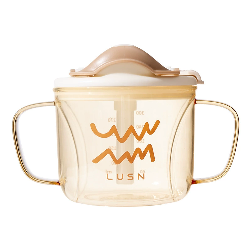 Детский straw with glass, feeding bottle, glass, 1-2-3 years, fall protection