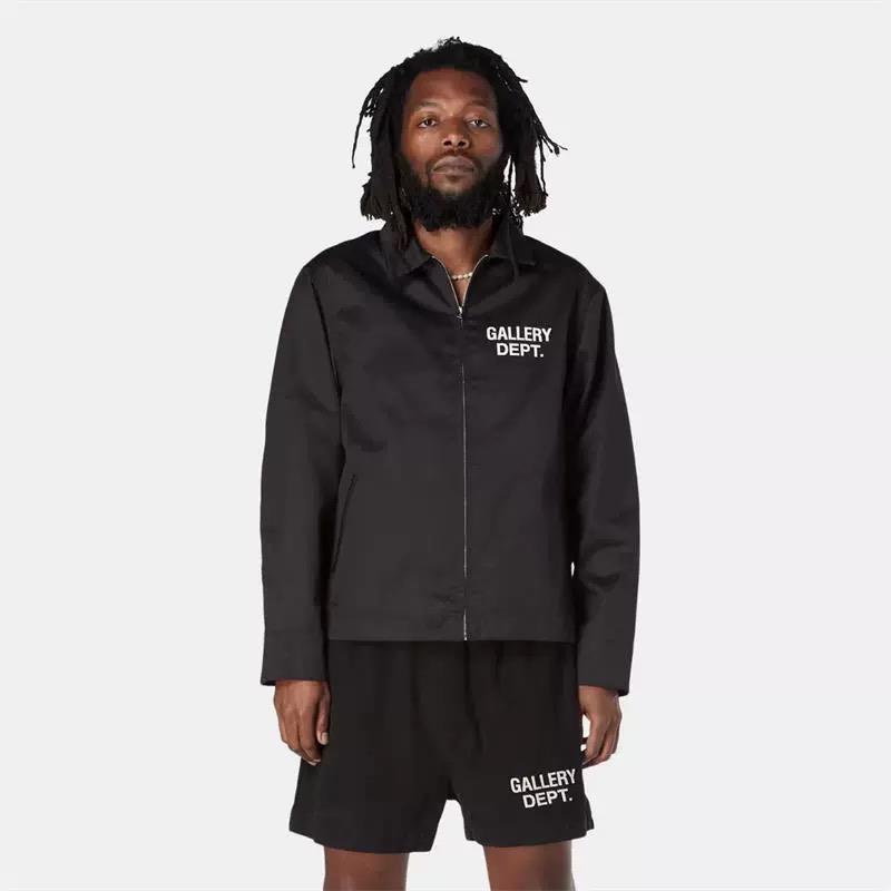 GALERÍA DEPT básica marca de moda americana chaqueta de entrenador otoño e invierno delgada hombres y mujeres pareja cremallera abrigo rompevientos