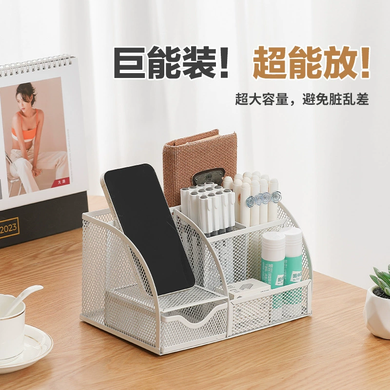 Metal universal high quality pens holder, storage box