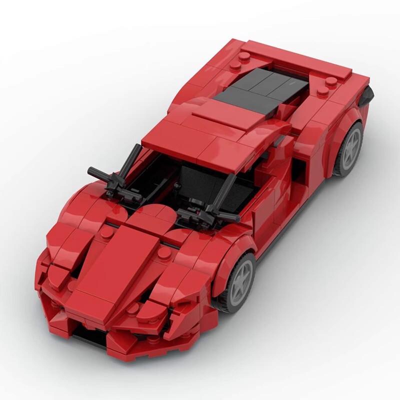 MOC building blocks compatible with Lego 31168 Ferrari Enzo racing classic speed8 grid sports car Boy gift