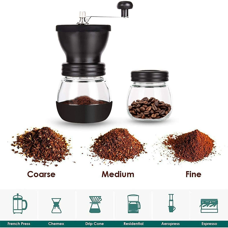 Manufacturer direct hand shake grinding grinding bean machine coffee bean grinding machine cross -border manual coffee machine household small grinders