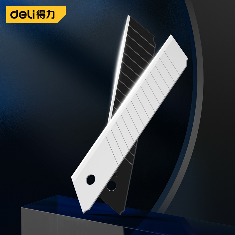 得力五金工具刀片刀头开箱神器迷你随身刀片裁纸刀小型快递美工刀