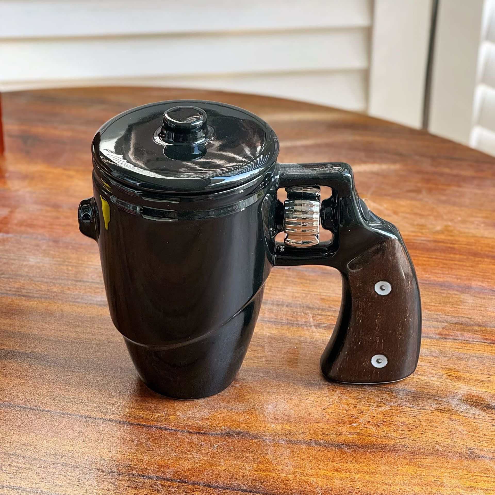 tk bandera estrella y rayas taza de cerámica creativa Amazon café transfronterizo taza de revólver taza marca taza bandera americana