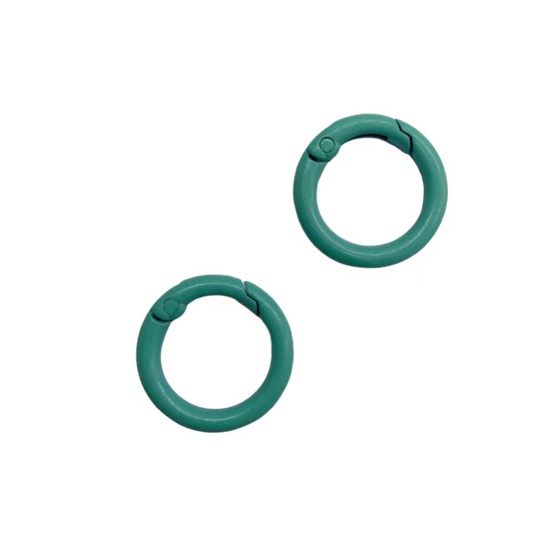 Accesorios de joyería de bricolaje anillo de resorte de color de aleación de zinc anillo de conexión anillo de libro de cupón de tarjeta en stock venta directa de fábrica al por mayor image 14